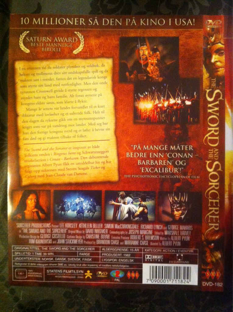 Sword And The Sorcerer, The Digital Copy movie collectible [Barcode 7090001711824] - Main Image 2