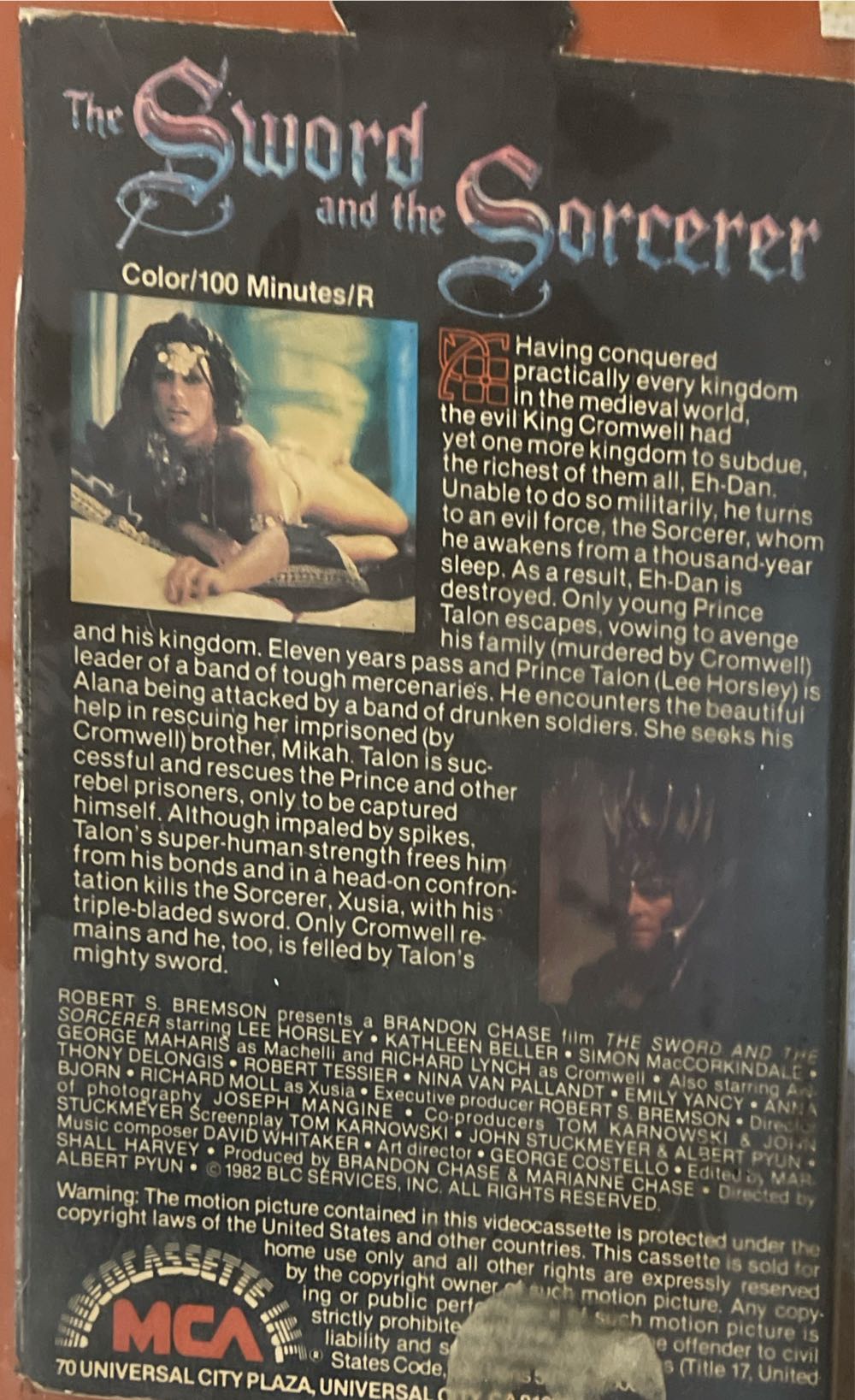 The Sword And The Sorcerer Laser Disc movie collectible [Barcode 8715664032053] - Main Image 2
