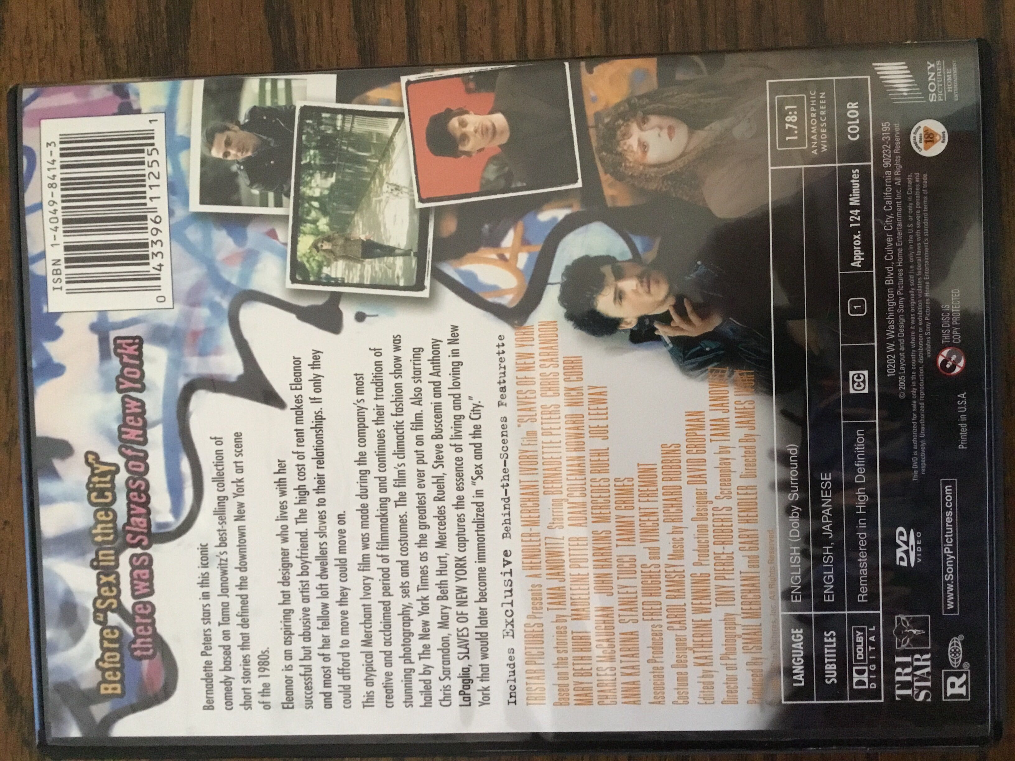 Slaves of New York DVD movie collectible [Barcode 043396112551] - Main Image 2