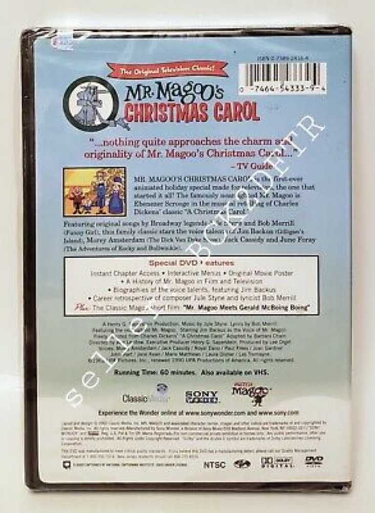 Mr. Magoo’s Christmas Carol Digital Copy movie collectible [Barcode 645864198] - Main Image 2