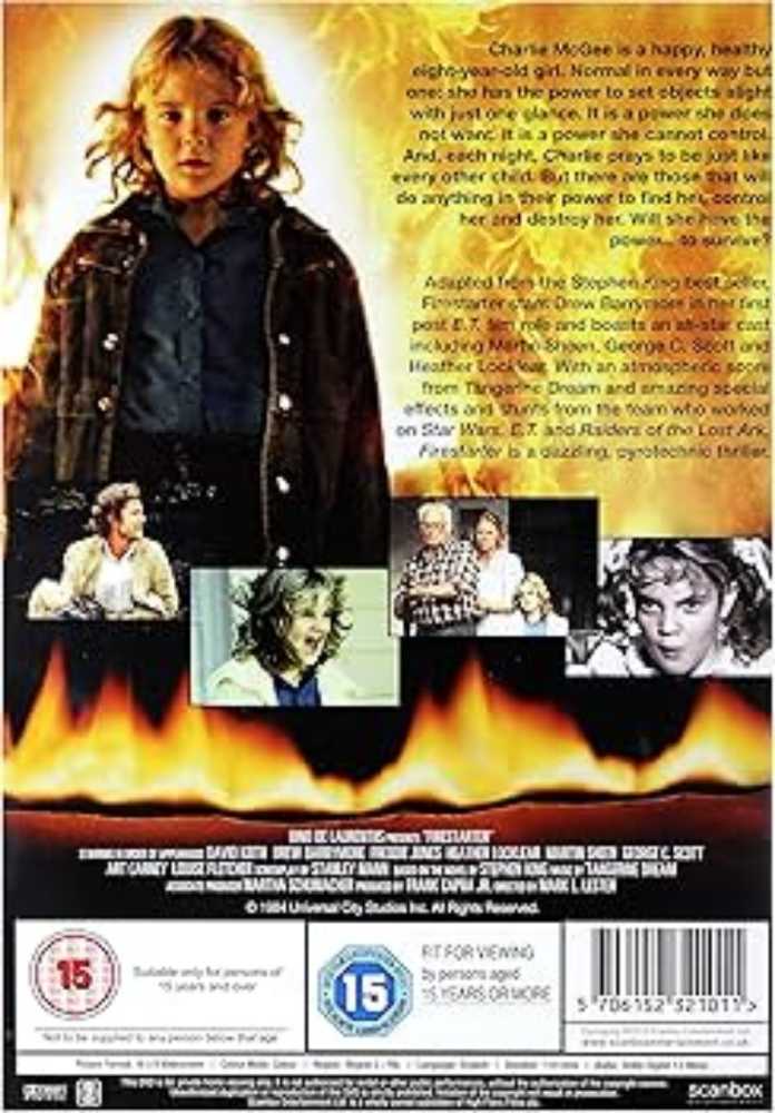 Firestarter CED movie collectible [Barcode 047897400759] - Main Image 4