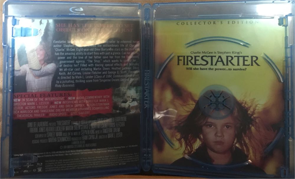 Firestarter Blu-ray movie collectible [Barcode 826663173970] - Main Image 4