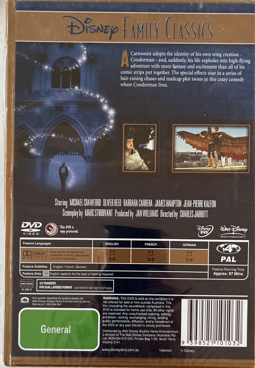 Condorman DVD movie collectible [Barcode 9398521101032] - Main Image 2