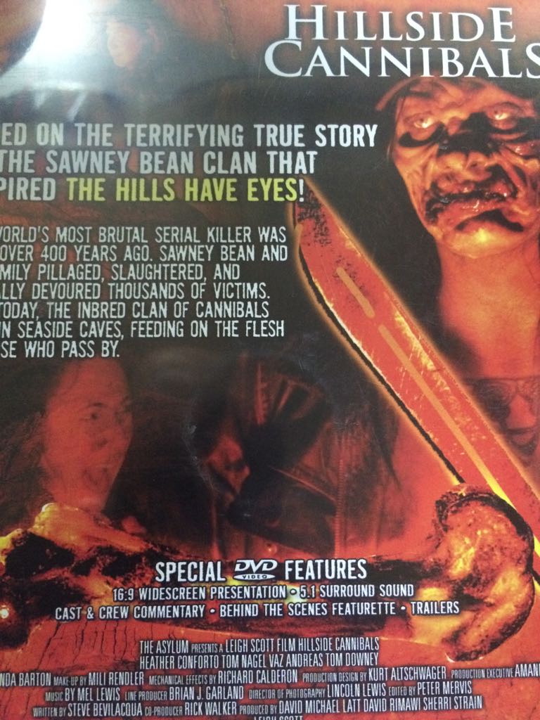 Hillside Cannibals DVD movie collectible [Barcode 5060061071703] - Main Image 2