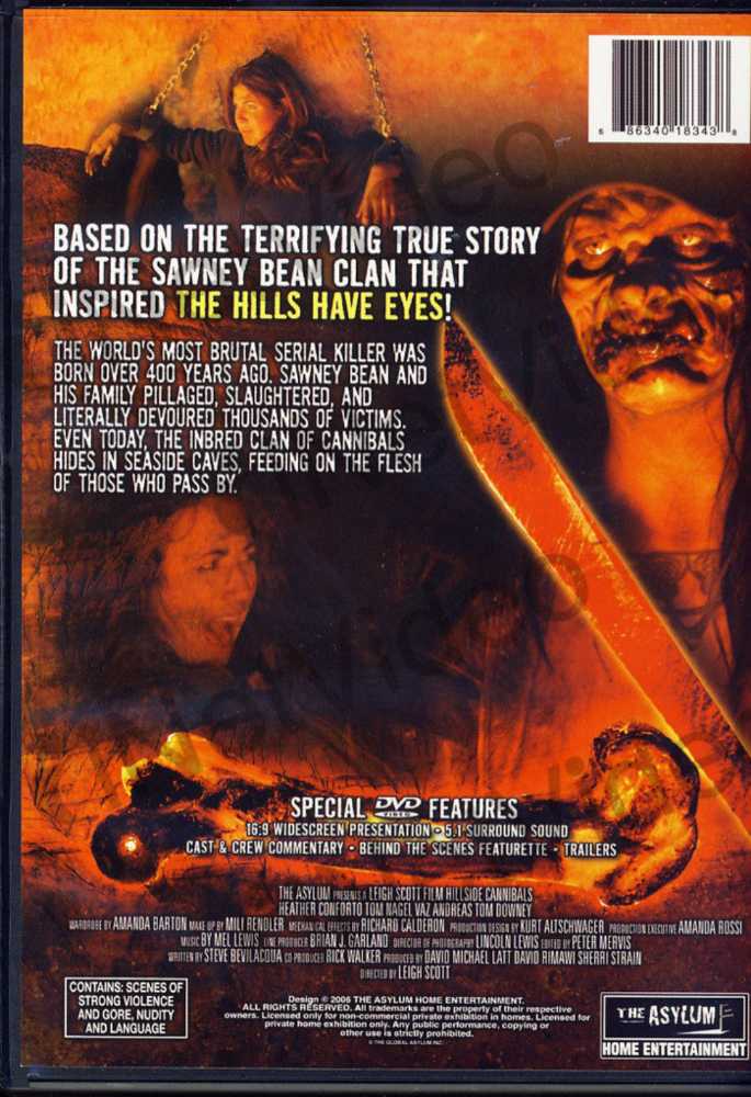 Hillside Cannibals DVD movie collectible [Barcode 686340183537] - Main Image 2