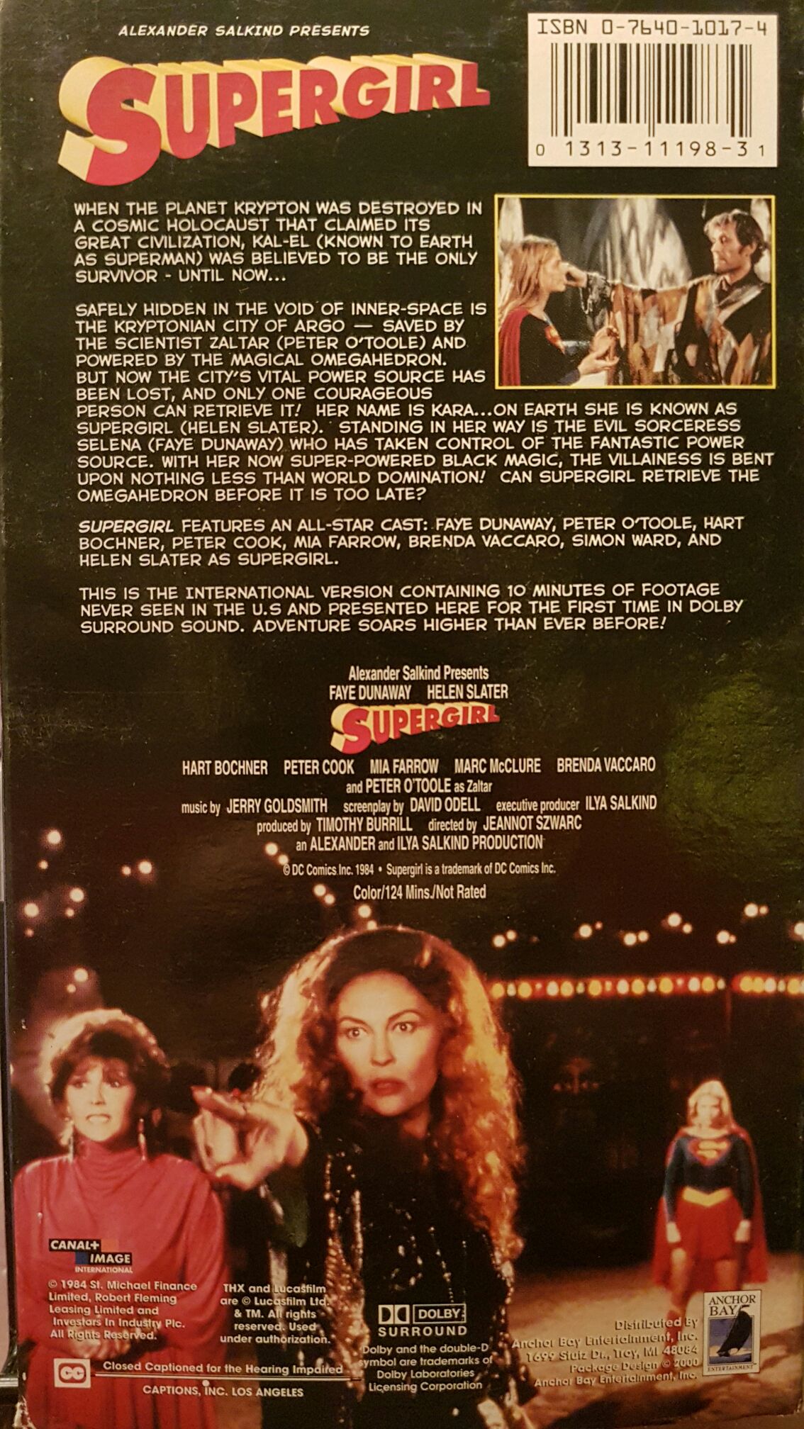 Supergirl DVD movie collectible [Barcode 7321926766768] - Main Image 2