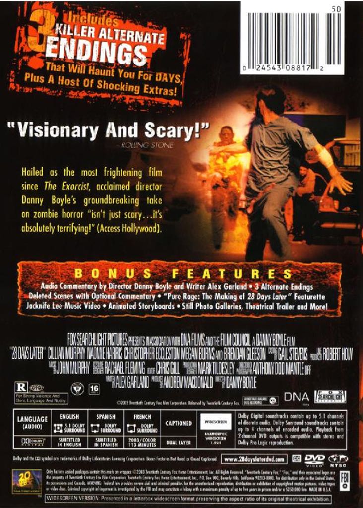 28 Days Later... DVD movie collectible [Barcode 7036988006904] - Main Image 2