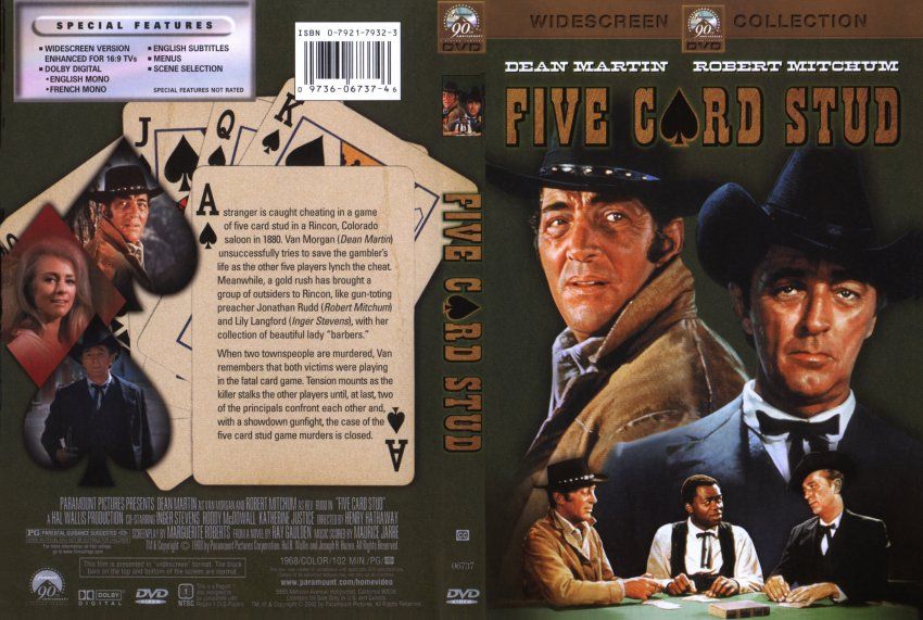 Five Card Stud DVD movie collectible [Barcode 883929311170] - Main Image 2