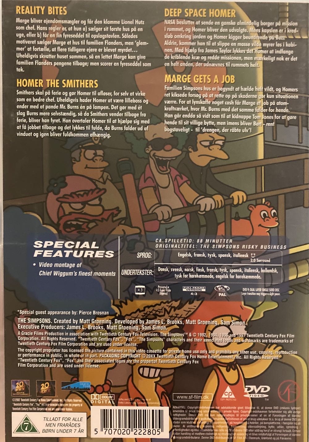 The Simpsons - Risky Business DVD movie collectible [Barcode 5707020222805] - Main Image 2