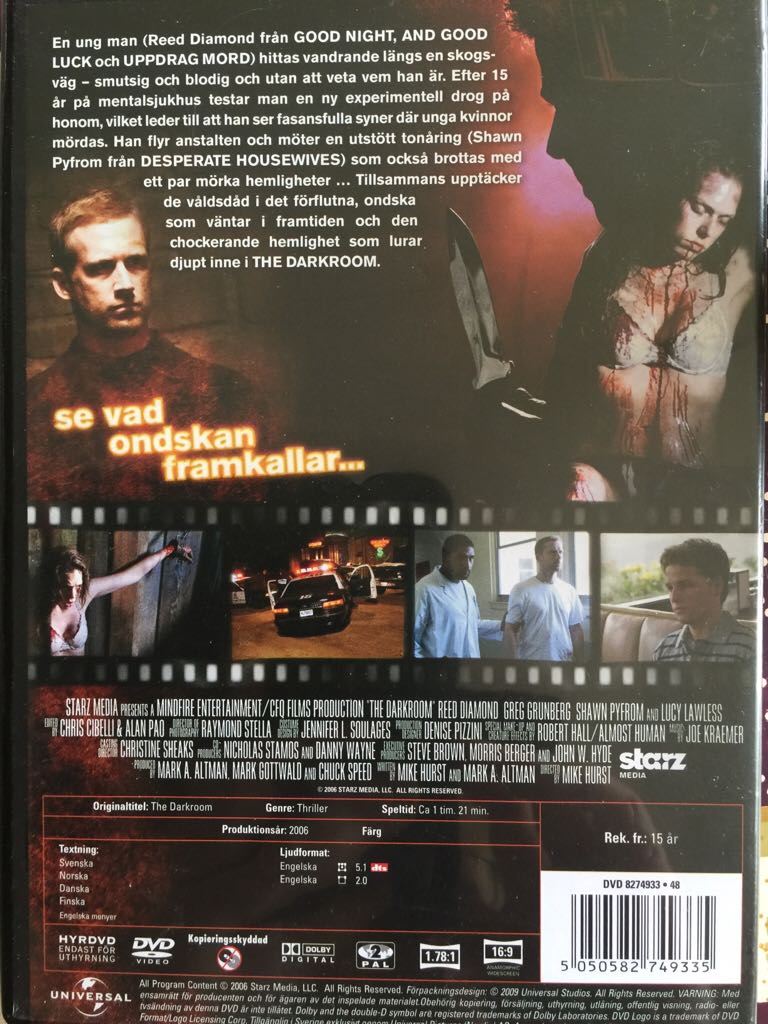 The Darkroom DVD movie collectible [Barcode 5050582749335] - Main Image 2