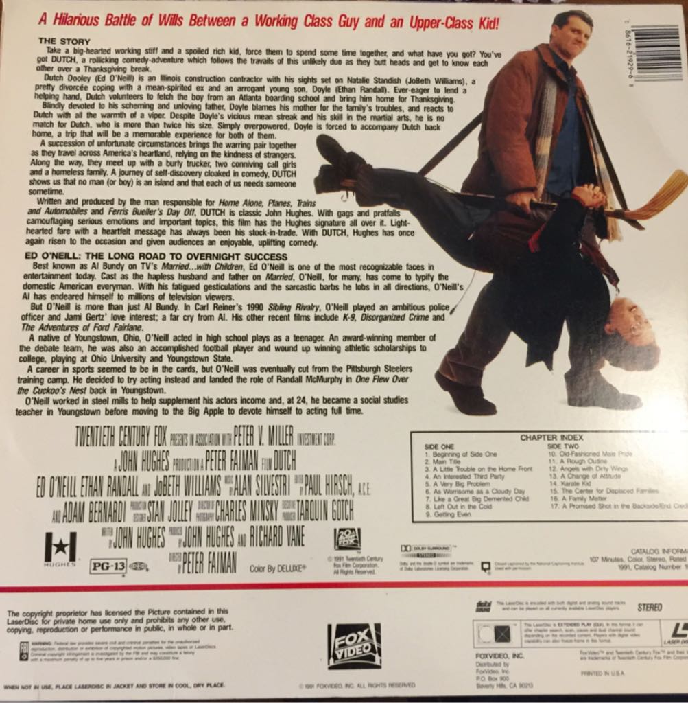 Dutch Laser Disc movie collectible [Barcode 086162192968] - Main Image 2