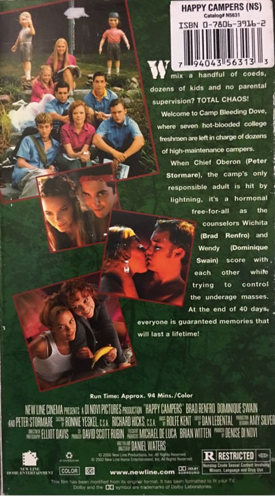 Happy Campers DVD movie collectible [Barcode 7321921234545] - Main Image 2
