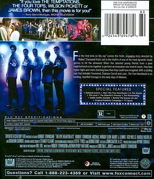 (002) Five Heartbeats, The DVD-R movie collectible [Barcode 024543894780] - Main Image 2