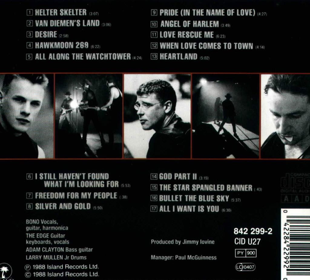 U2 Rattle And Hum DVD movie collectible - Main Image 2
