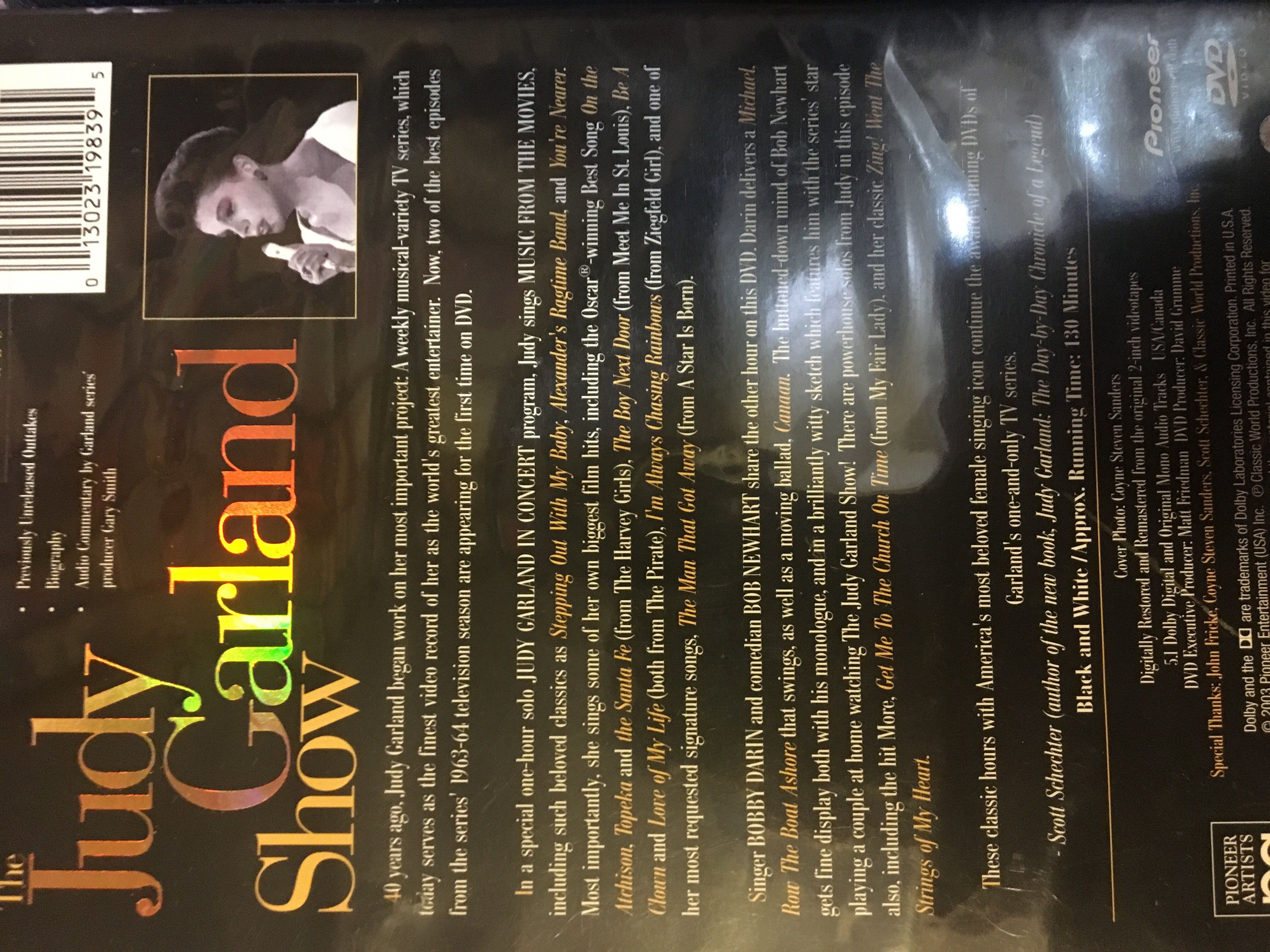 The Judy Garland Show, Volume 7 DVD movie collectible [Barcode 013023198395] - Main Image 2