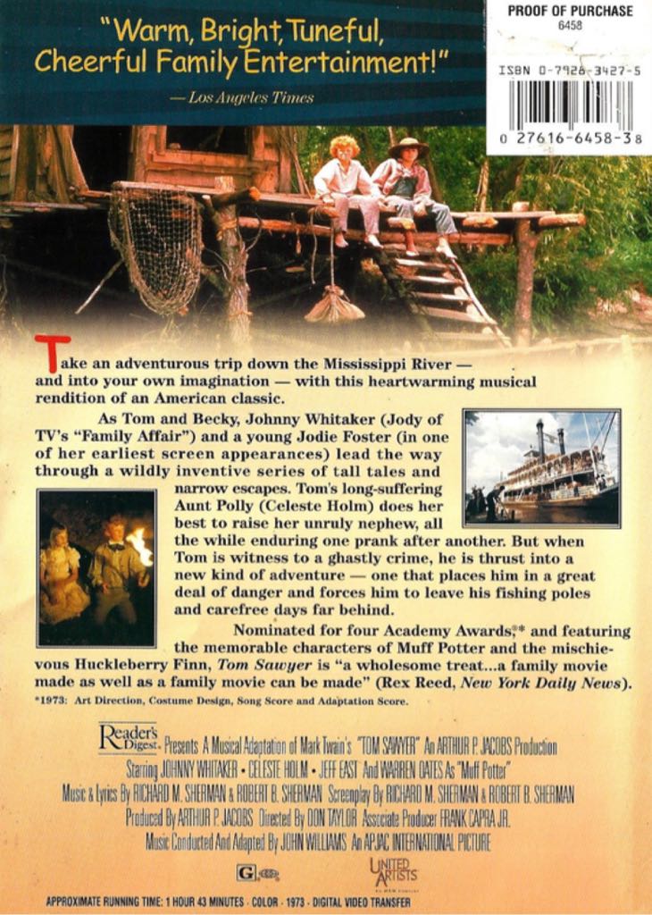 Tom Sawyer DVD movie collectible - Main Image 2