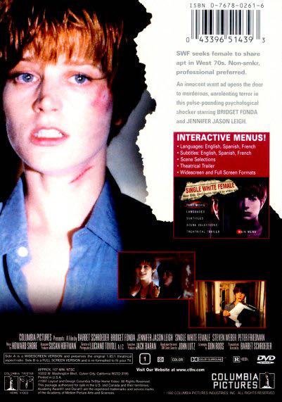 Single White Female Movies Anywhere movie collectible [Barcode 4339651439] - Main Image 2