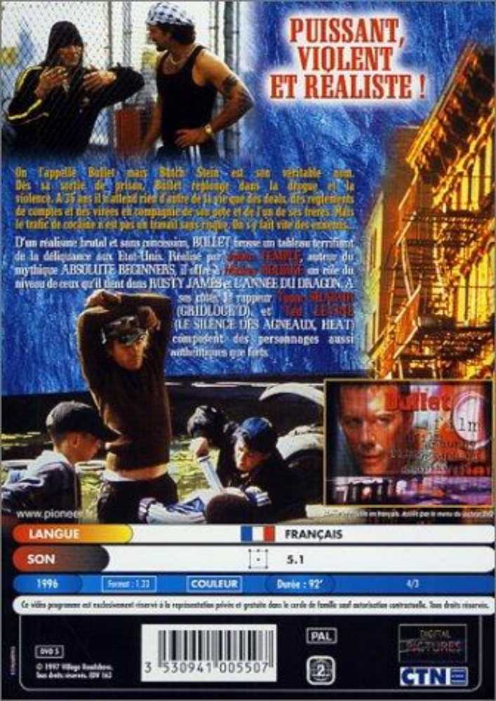 Bullet DVD movie collectible [Barcode 065935145028] - Main Image 3