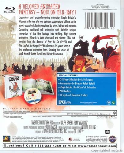 Wizards (Digibook) Blu-ray movie collectible [Barcode 024543781899] - Main Image 2