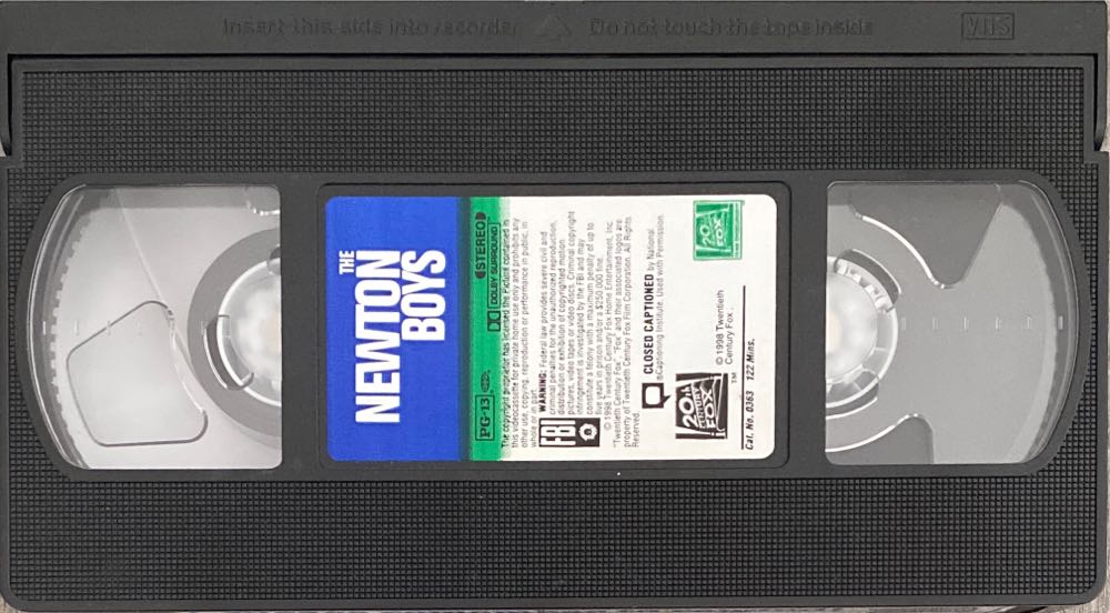 The Newton Boys VHS movie collectible [Barcode 086162036330] - Main Image 3