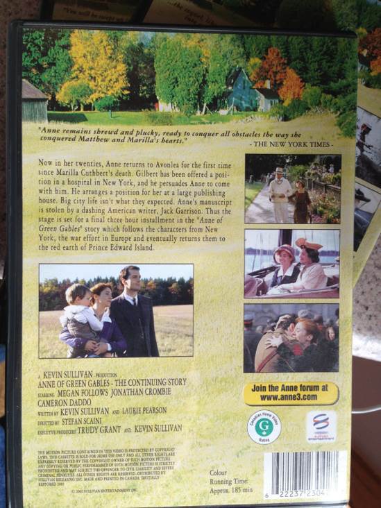 Anne of Green Gables (2) VHS movie collectible [Barcode 622231830487] - Main Image 2