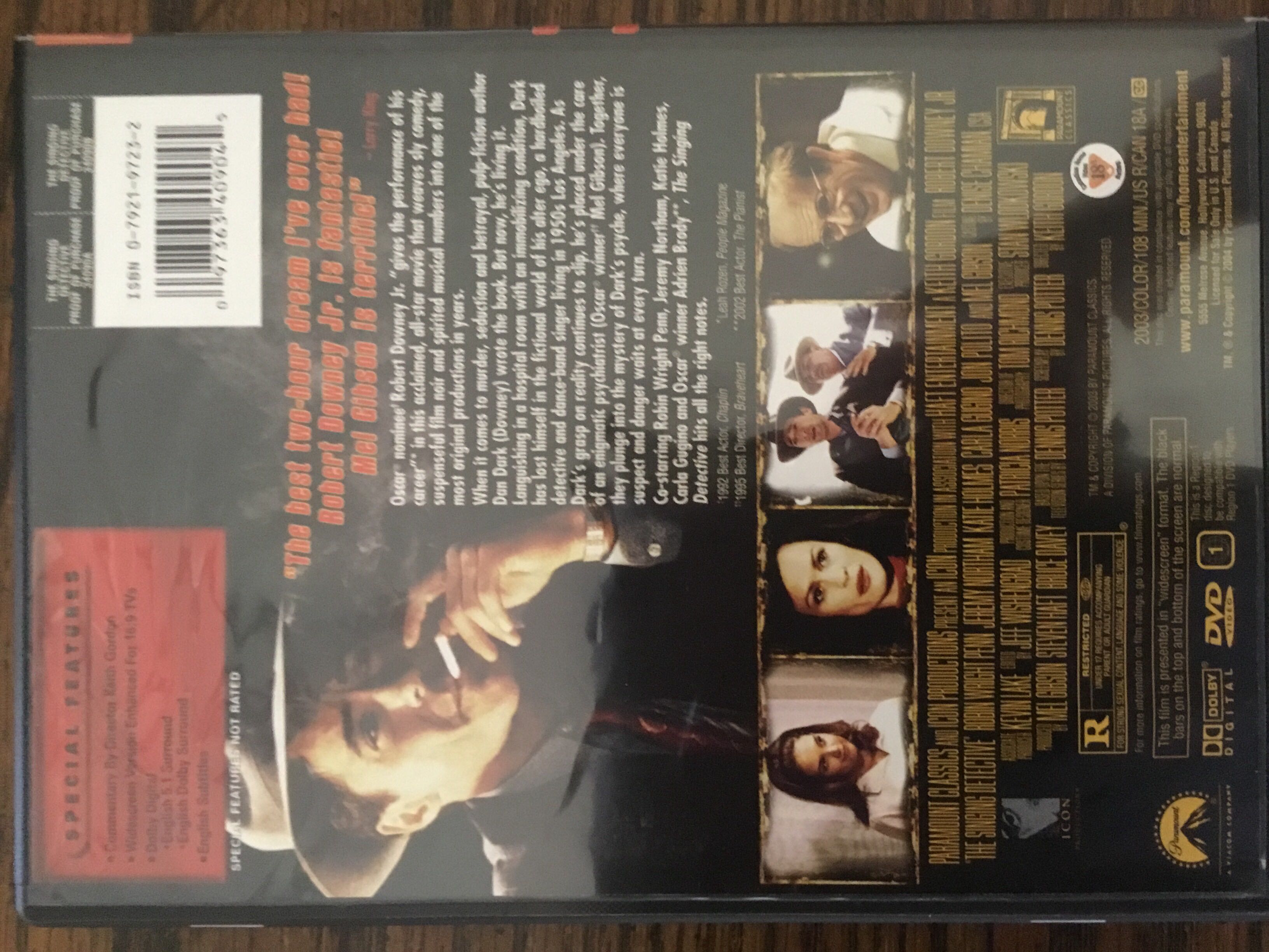 The Singing Detective DVD movie collectible [Barcode 097363409045] - Main Image 2