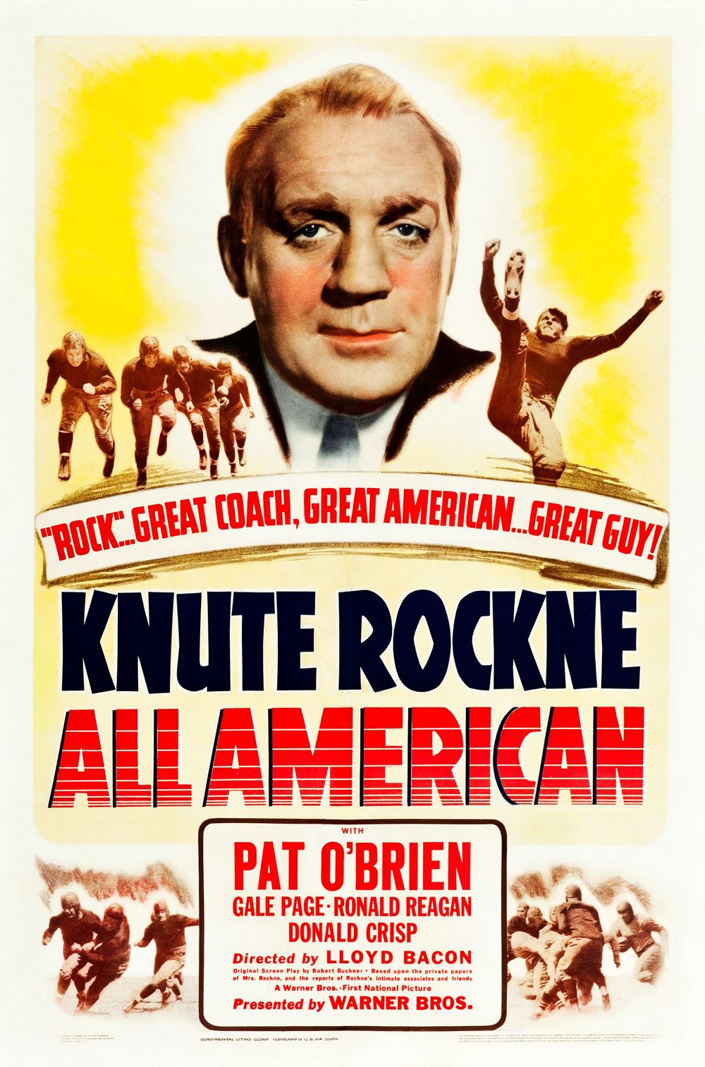 Knute Rockne, All American Digital Copy movie collectible [Barcode 027616055538] - Main Image 2