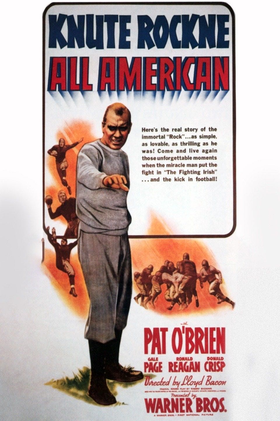 Knute Rockne, All American Digital Copy movie collectible [Barcode 027616055538] - Main Image 3