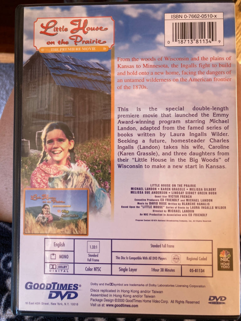 Little House on the Prairie - The Premiere Movie DVD movie collectible [Barcode 018713811349] - Main Image 2
