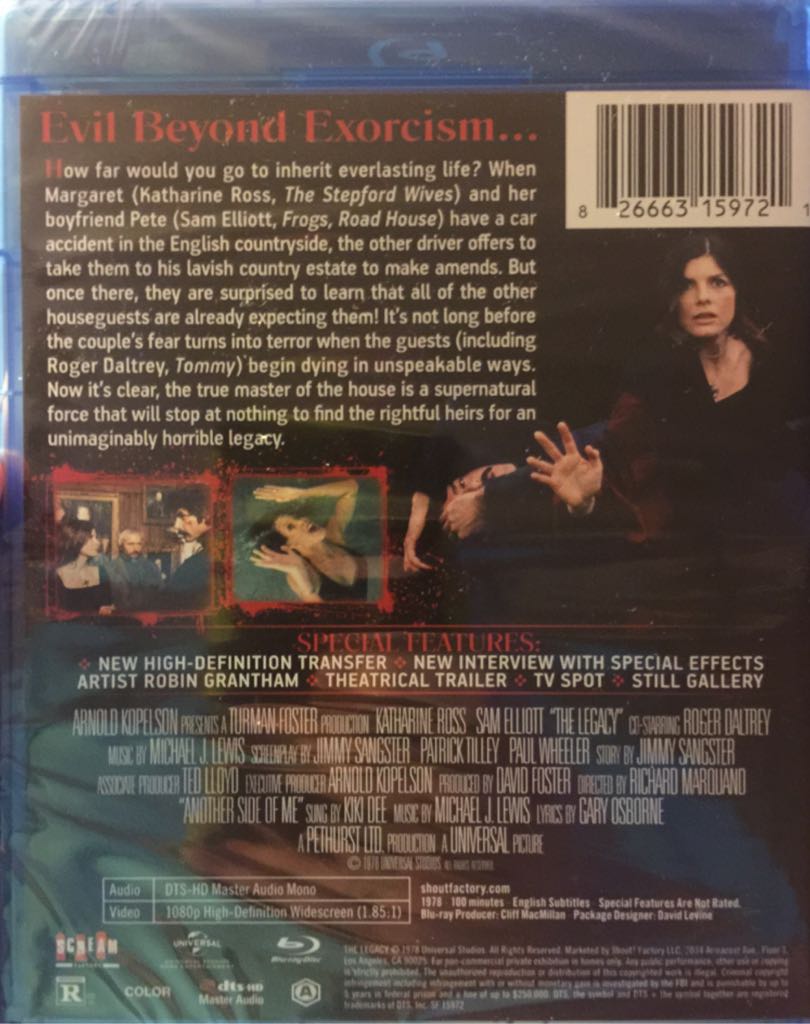 The Legacy Blu-ray movie collectible - Main Image 2