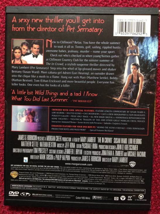 The In Crowd DVD movie collectible [Barcode 085391862925] - Main Image 2