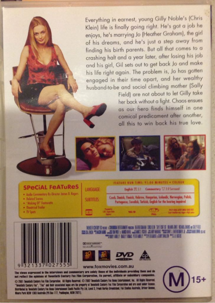 Say It Isn’t So (2001) DVD DVD movie collectible [Barcode 9321337027555] - Main Image 2