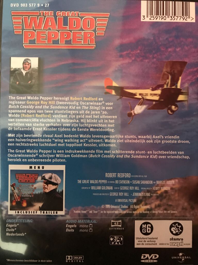 Great Waldo Pepper, The Digital Copy movie collectible [Barcode 3259190357792] - Main Image 2