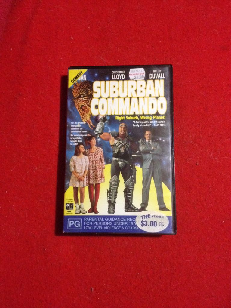 Suburban Commando VHS movie collectible [Barcode 043396123939] - Main Image 2