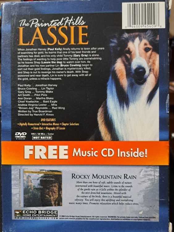 Lassie - The Painted Hills (Promo) DVD movie collectible [Barcode 096009454098] - Main Image 2