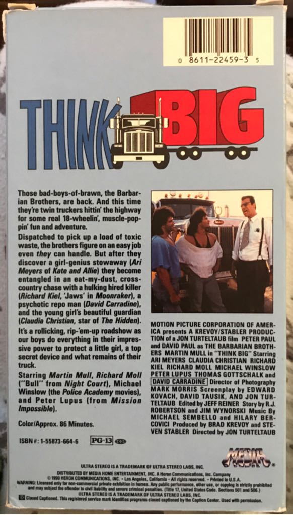 Think Big DVD movie collectible [Barcode 086112245935] - Main Image 2