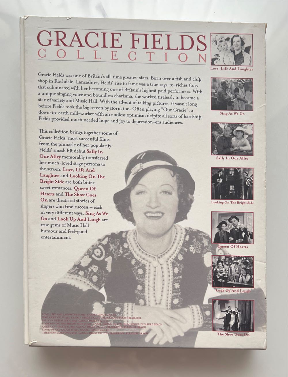 Gracie Fields Collection DVD movie collectible [Barcode 5055201802125] - Main Image 2