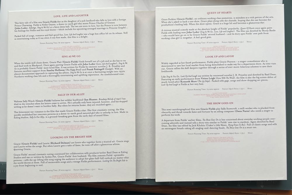 Gracie Fields Collection DVD movie collectible [Barcode 5055201802125] - Main Image 3