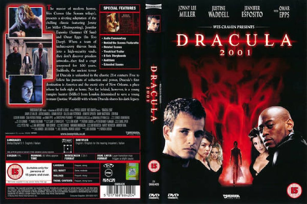 Dracula 2001 DVD movie collectible [Barcode 5706102254246] - Main Image 2