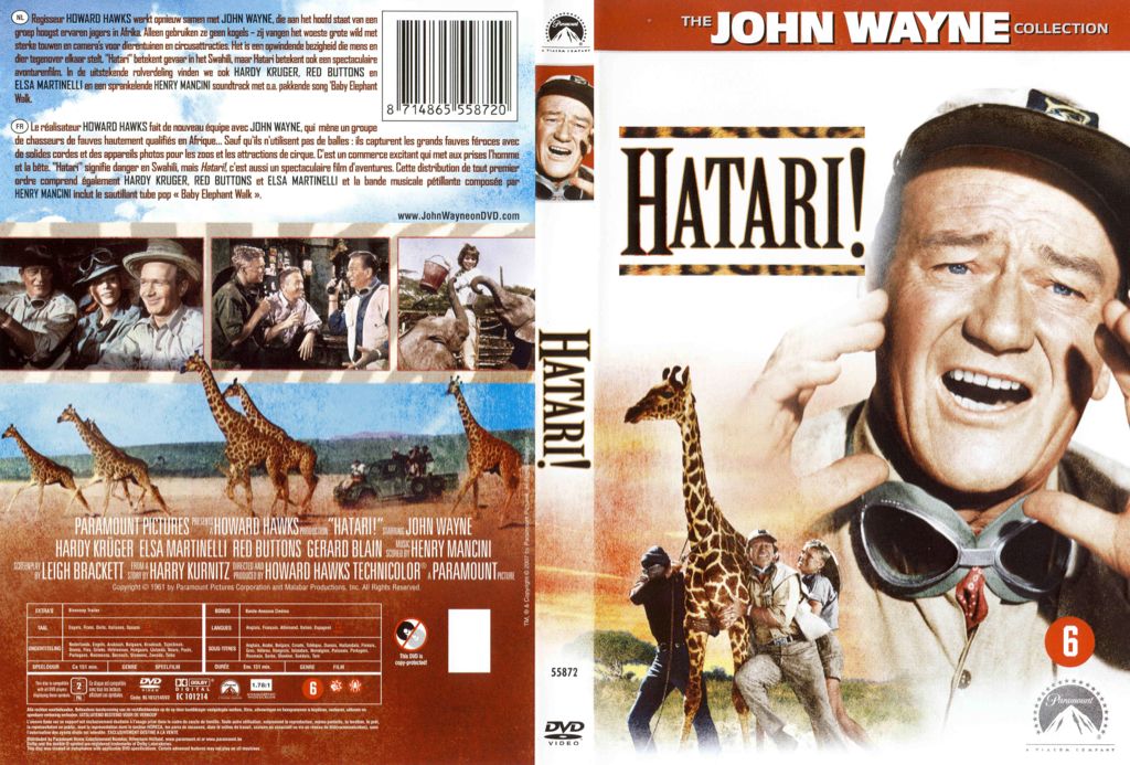 Hatari! DVD movie collectible [Barcode 883929303380] - Main Image 2