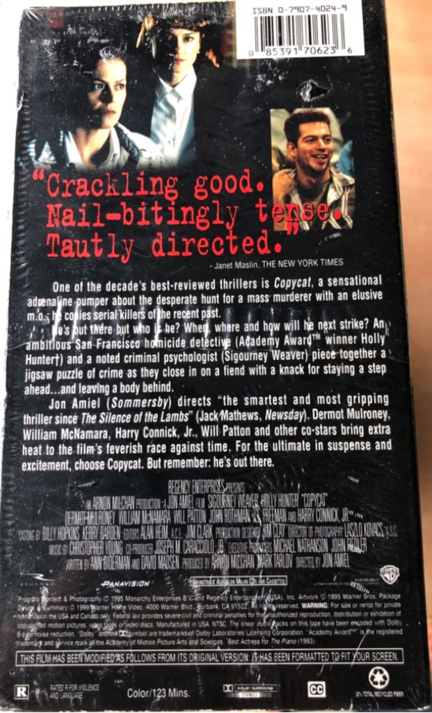Copycat VHS movie collectible [Barcode 085391706236] - Main Image 2