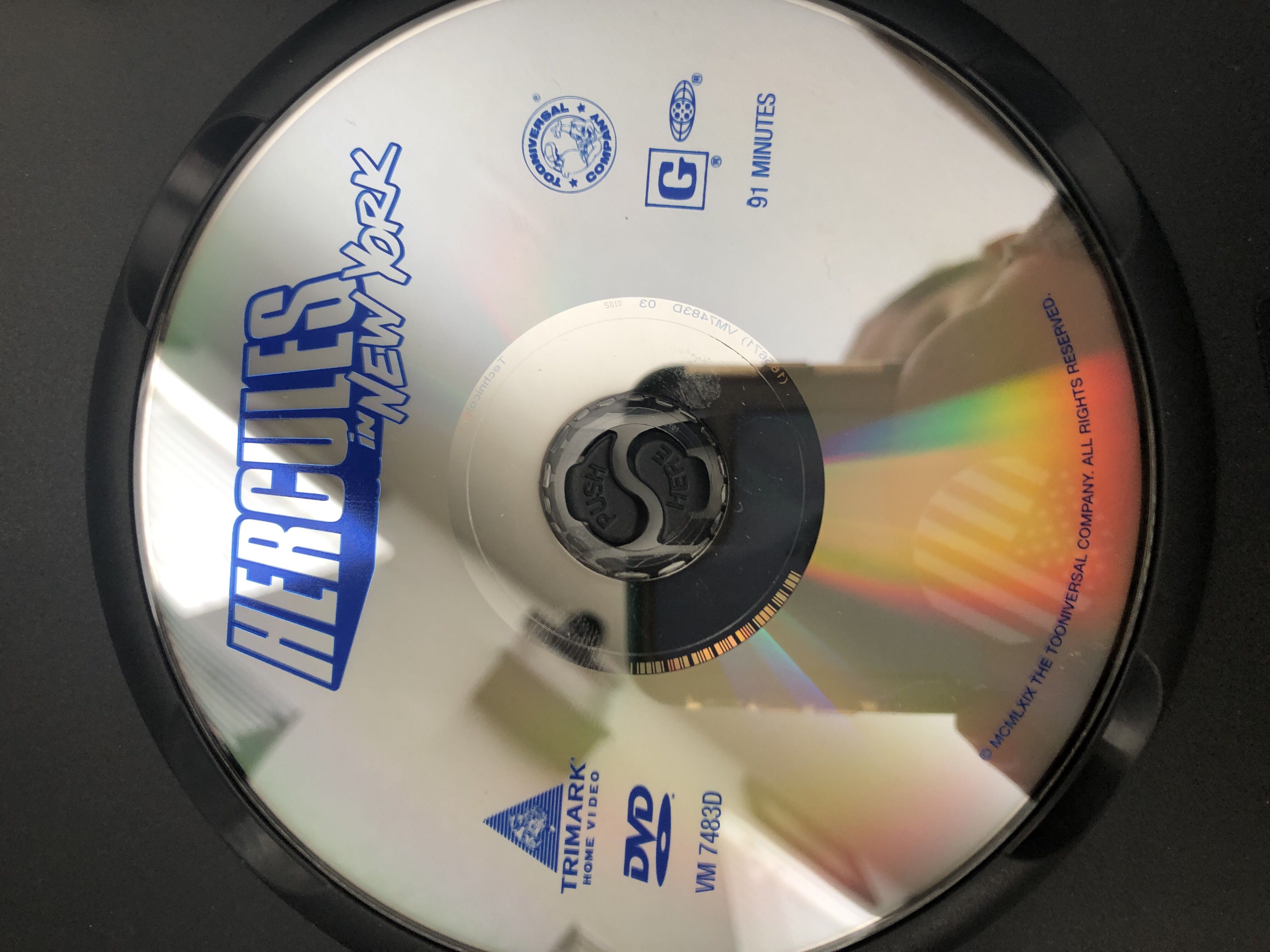 Hercules in New York iTunes movie collectible [Barcode 031398748328] - Main Image 3