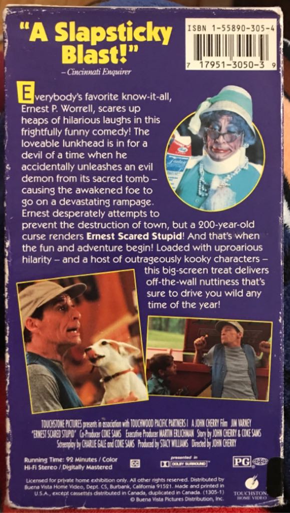 Ernest Scared Stupid iTunes movie collectible [Barcode 717951305039] - Main Image 2