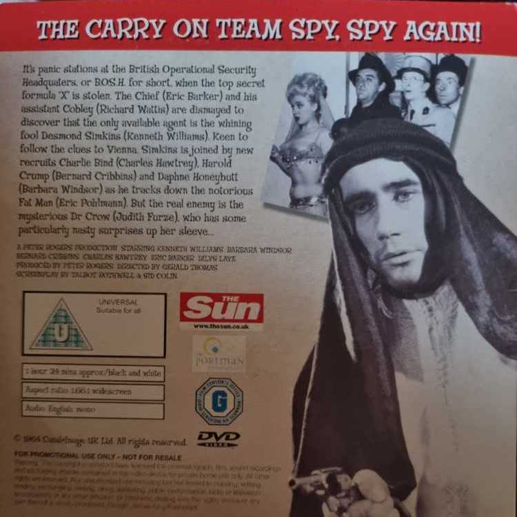 Carry On Spying DVD movie collectible [Barcode 3735020628] - Main Image 2
