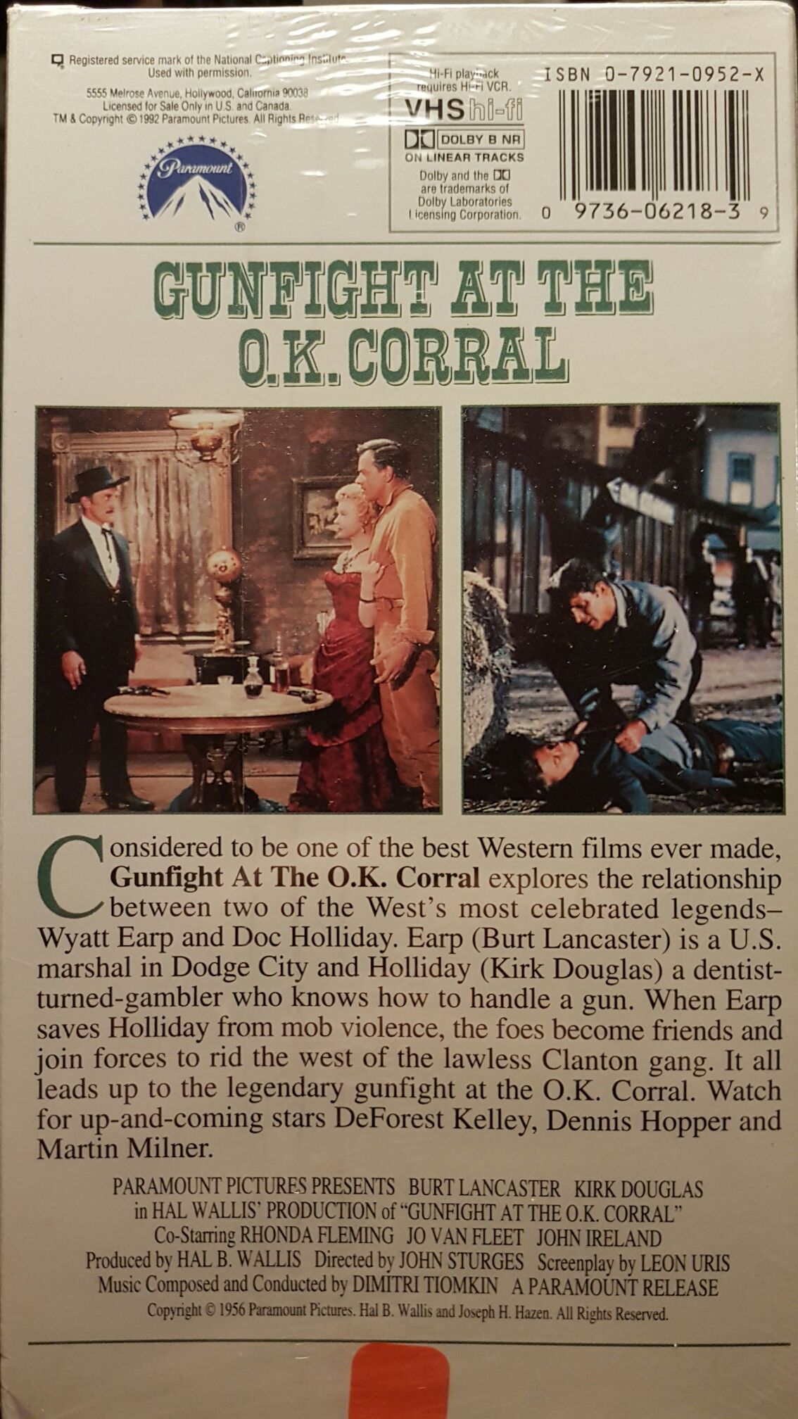 Gunfight At The OK Corral DVD movie collectible [Barcode 9332412000103] - Main Image 2