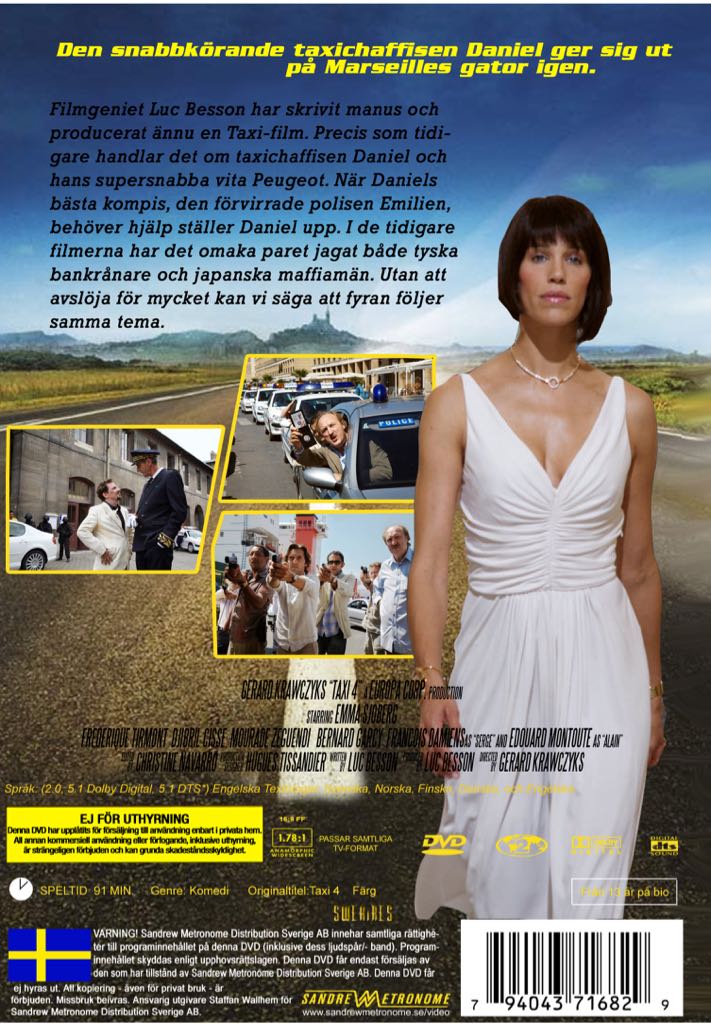 TAXI 4 DVD movie collectible - Main Image 2