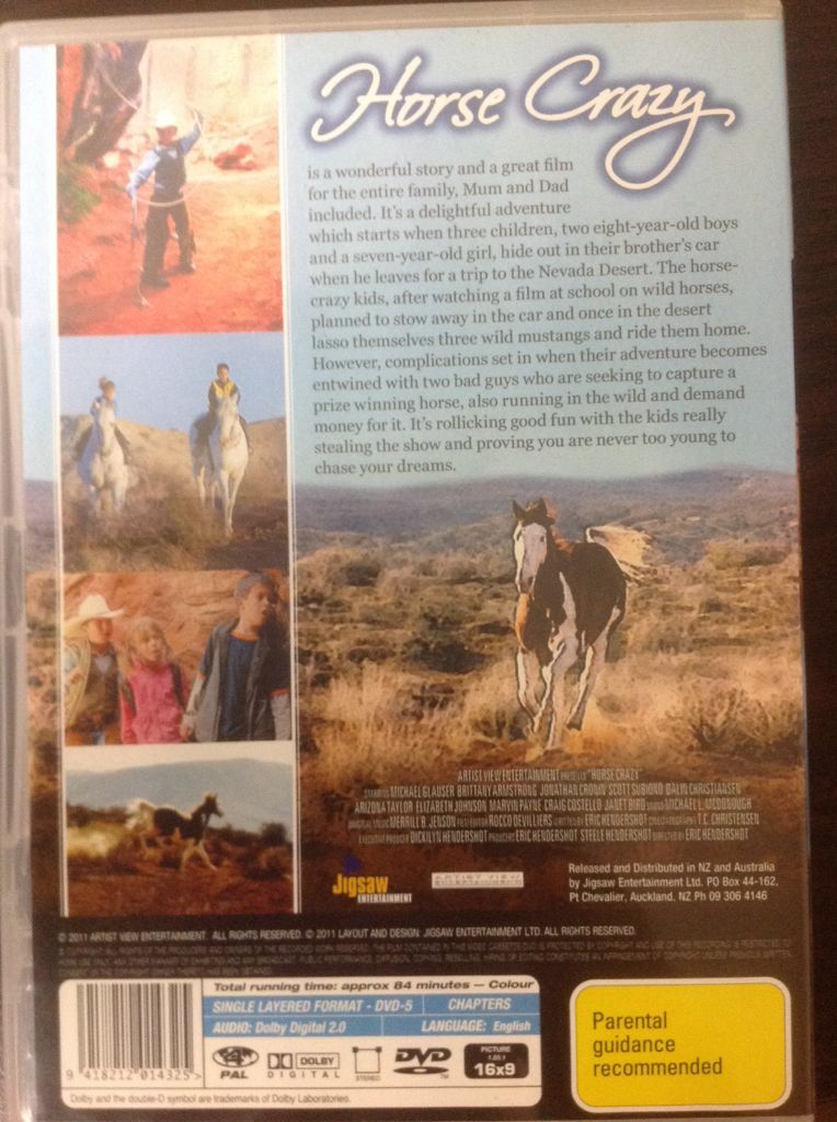 Horse Crazy - G DVD movie collectible [Barcode 9418212014325] - Main Image 2