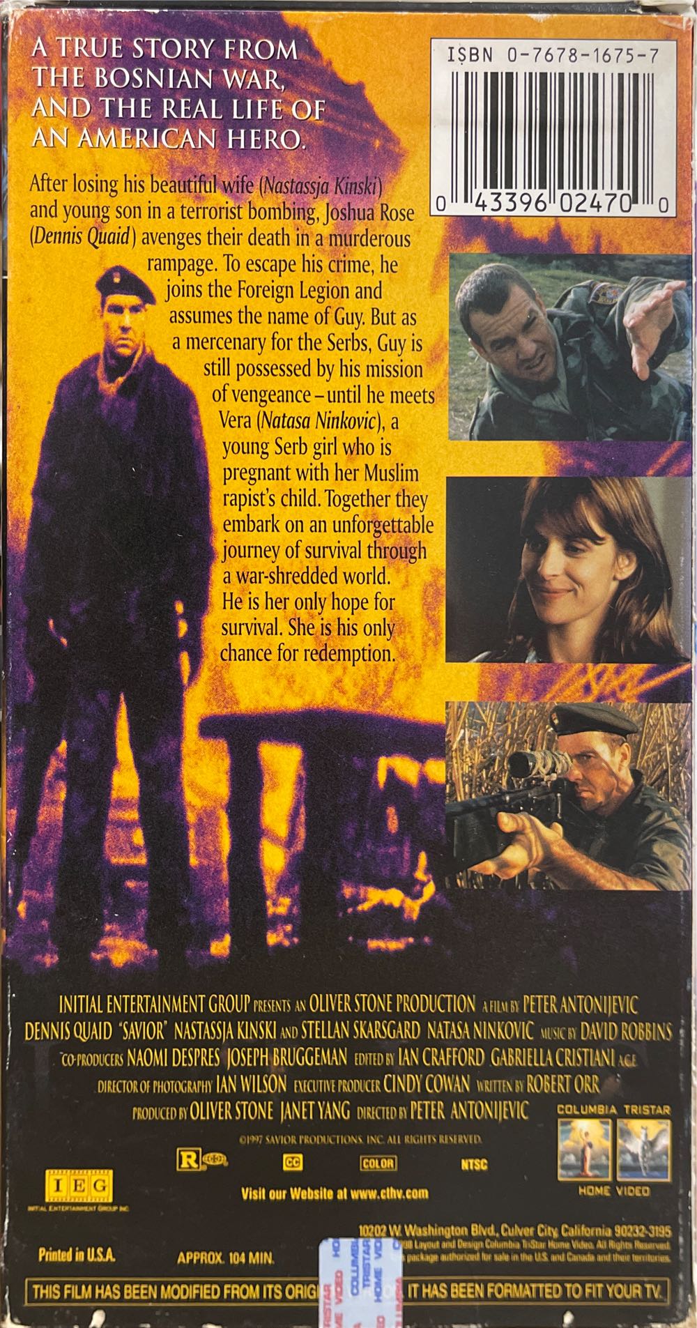 Savior VHS movie collectible [Barcode 043396024700] - Main Image 2