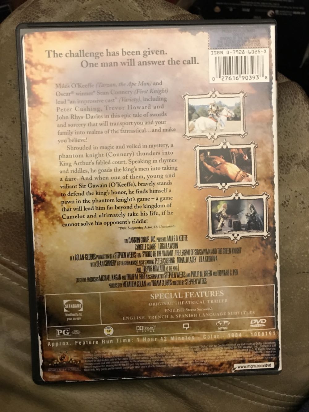 Sword of the Valiant DVD movie collectible [Barcode 027616903938] - Main Image 2