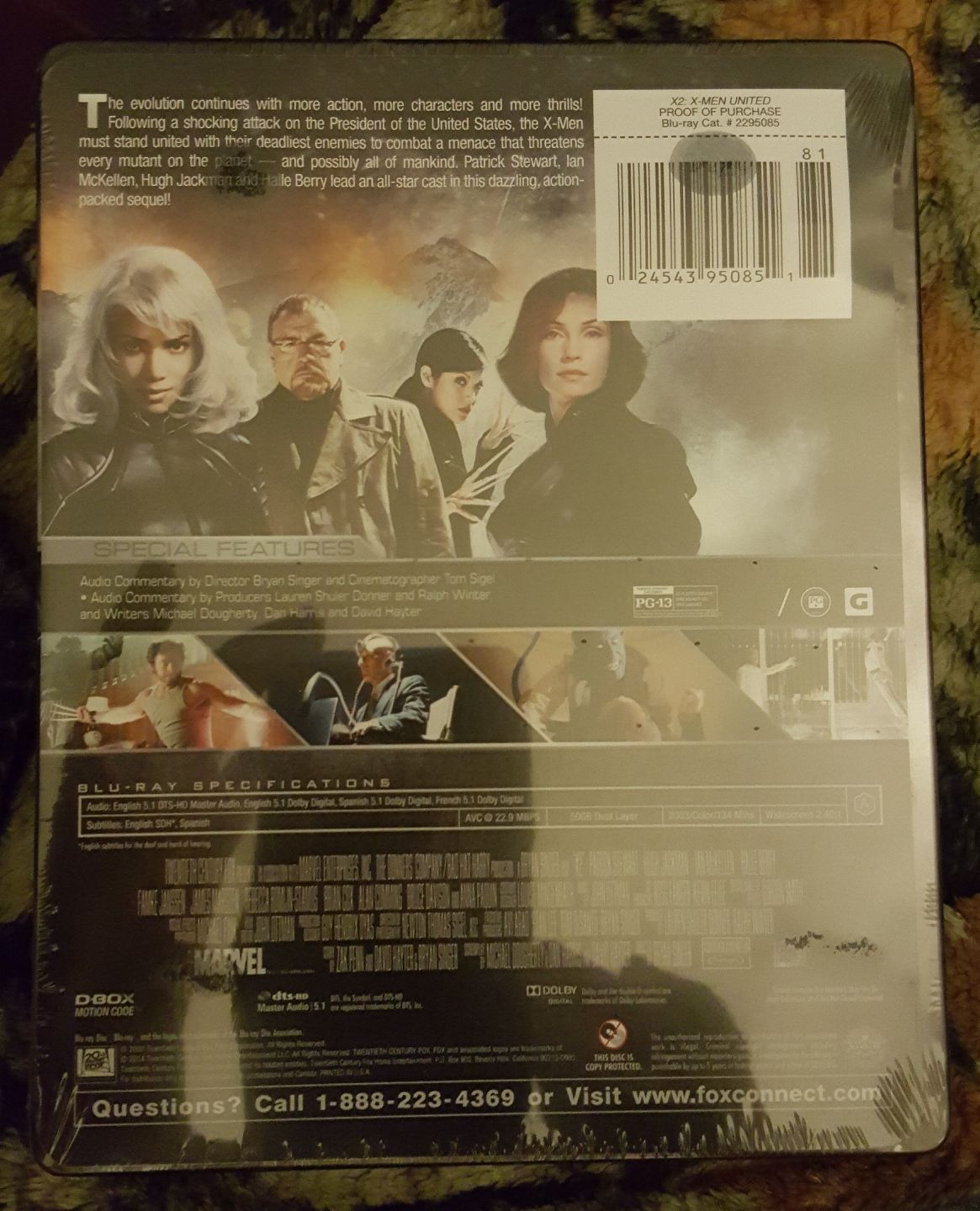 X2 X-MEN UNITED Blu-ray movie collectible - Main Image 2